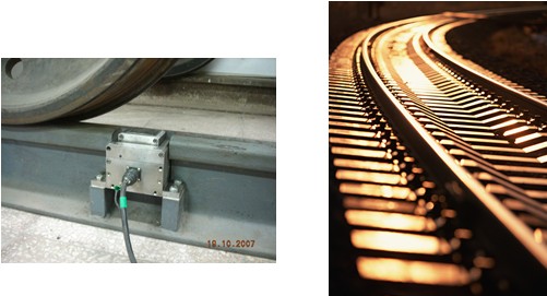 行使中的火车车轮探伤技术的主要特点和指标